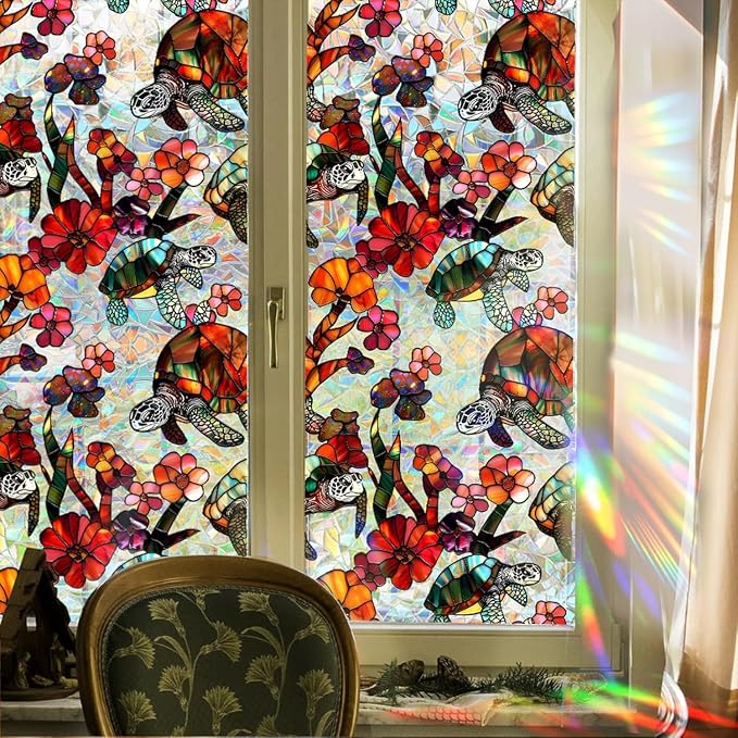 Magnolia Flower Window Privacy Film - Image 7
