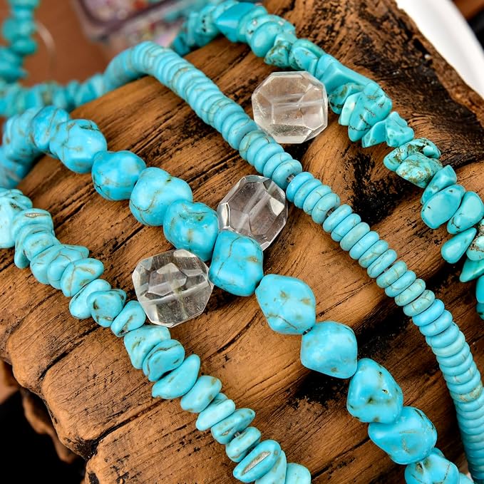 Turquoise Beads Mix Assorted Style Stones Beads, Assortment - Image 5