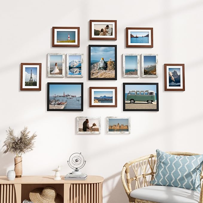 Vittanly 15 Pack Picture Frames Collage Wall Decor - Image 7