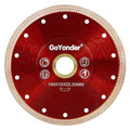 GoYonder 7 Inch Super Thin Tile Saw Blade, Diamond Blade for Angle Grinder, Dry Wet Tile Blade for Ceramic Tile, Concrete, Granite Cutting