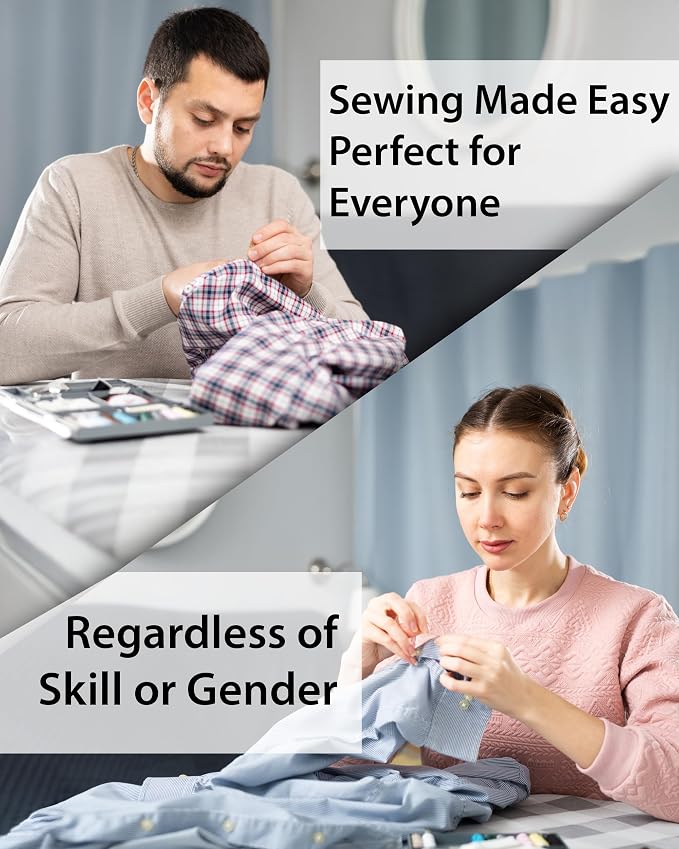 Beginner Hand Sewing Kit with Portable Case – Sewing Supplies - Image 9