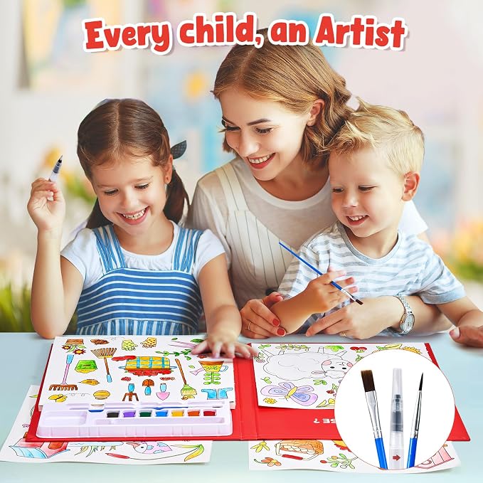 JoyCat Paint with Water Coloring Books - Image 6