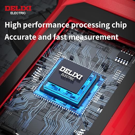 Professional Clamp Meter 1000A AC/DC Amp Clamp Multimeter & 1000V Voltage Tester True RMS, Inrush, VFD, LOZ - Measures Resistance, Temperature, Capacitance and Frequency, MAX/MIN Hold