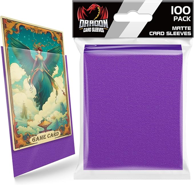 Homthy 100 Count Matte Card Sleeves by Homthy