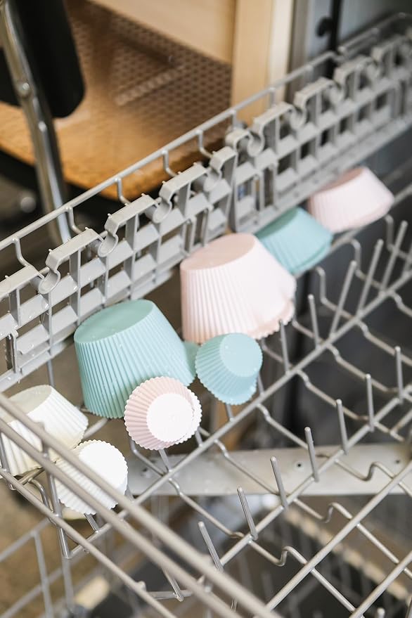 The Silicone Kitchen Reusable Silicone Baking Cups Gift Set Bundle, 24 Regular - Image 8