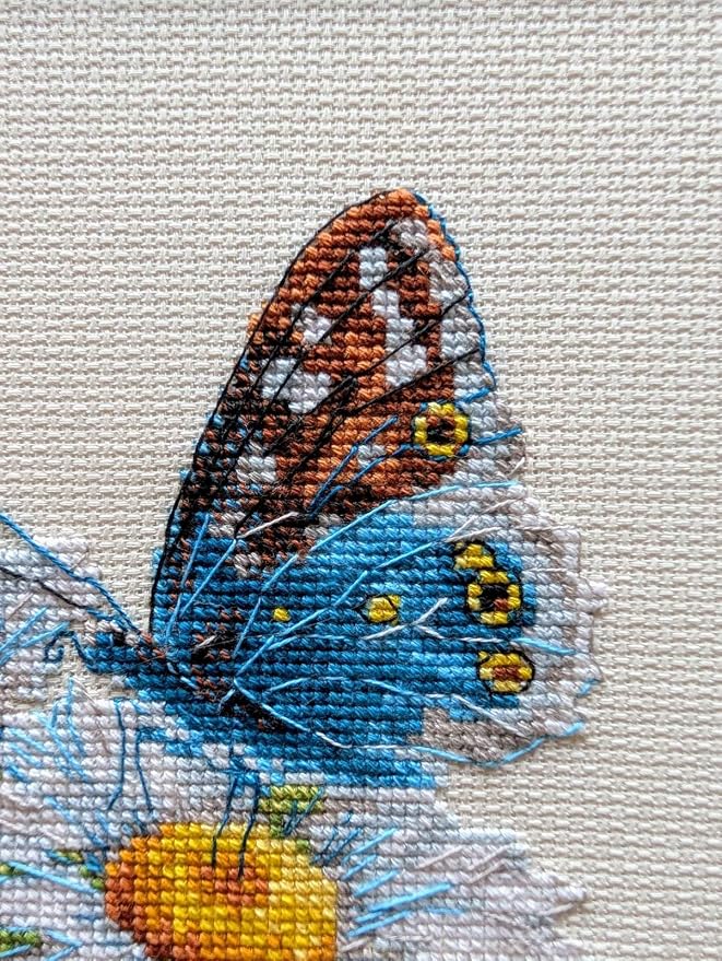 RIOLIS - Fragile Beauty 2220, Floral Cross Stitch Kits 6"x 6", Cross Stitch Kits - Image 5