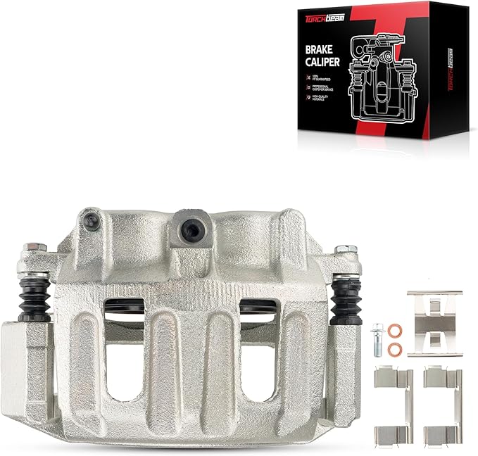 Torchbeam Front left Driver Side Brake Caliper For Ford Lincoln for 1999-2003 F-150 5.4L, 1999-2003 F-150 4.6L, 1999-2003 F-150 4.2L, 2004 F-150 Heritage 4.2L, Disc Brake Caliper Replace # 18B4751