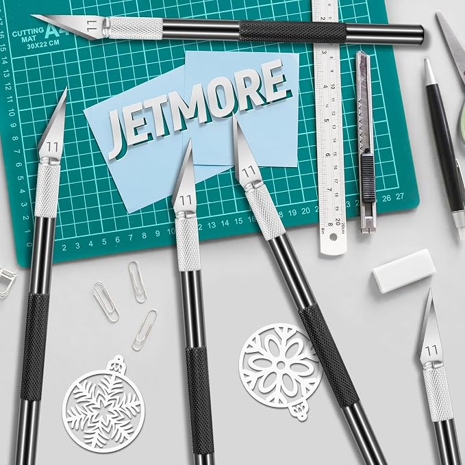 Jetmore 10 Pack Exacto Knife Set, Precision Hobby Knife - Image 5
