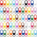 Keychain Clasp Keychain Clip Accessories Bulk 60pcs Colorful Lobster Claw Clasps by Cmidy