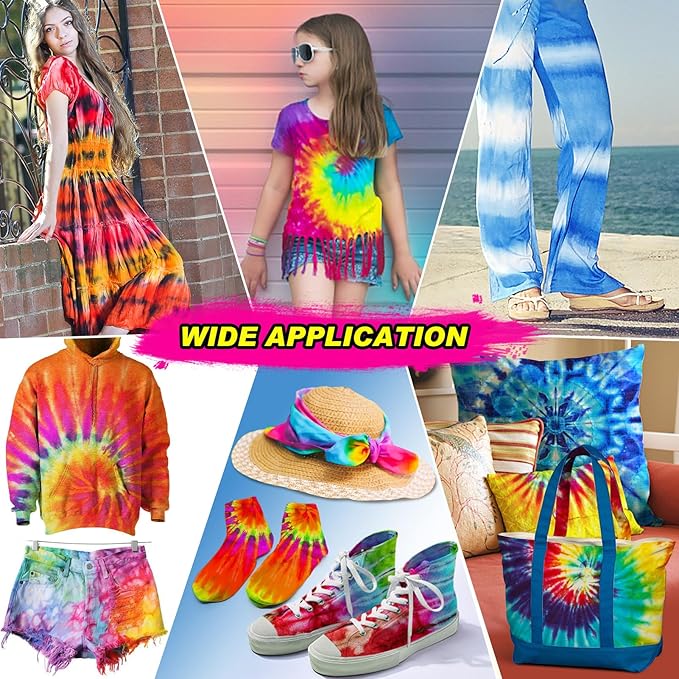 PATIFEED Tie Dye Kit for Kids and Adults, 32 Colours | 80ML Bottles, Gifts for - Image 6