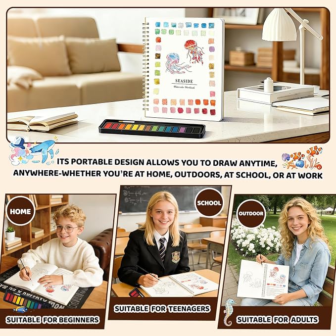 Watercolor Workbook for Beginners - Image 8