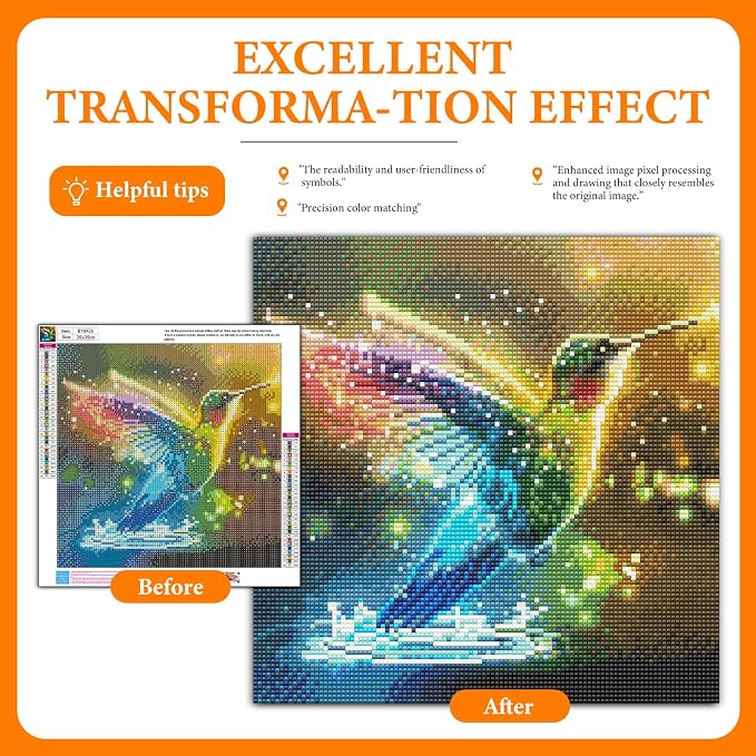 Offito Hummingbird Diamond Art Kits - Image 2