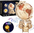 Elcoho 189-Piece 3D Wooden Globe Puzzle by Elcoho