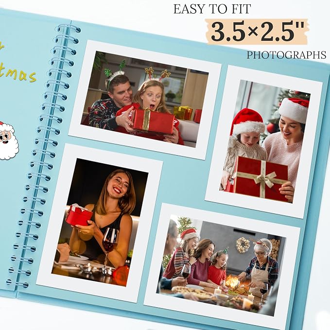 Scrapbook 7x7 Inch DIY Scrapbook Album Hardcover Kraft Paper 40 pages/20 sheets - Image 4