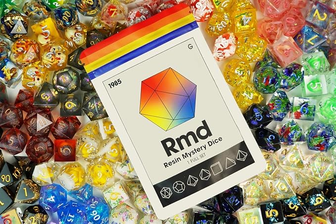1985 Games Sharp Edge Polyhedral Dice Set – Mystery RPG Dice - Image 7
