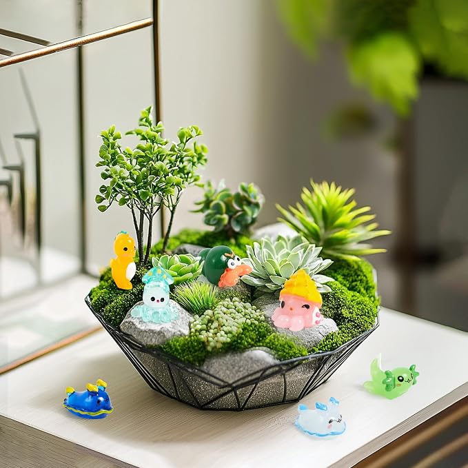 JOYIN 50 Pcs Mini Ocean Resin Animals Figures, Mini Sea Animals Figurines - Image 5