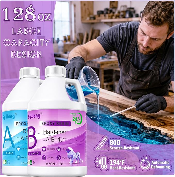 SigWong Epoxy Resin 1 Gallon - Image 7