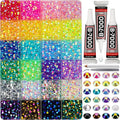 4000Pcs 6mm Rhinestones Gems for Bedazzling Bedazzled Crafting, Rainbow by Worthofbest