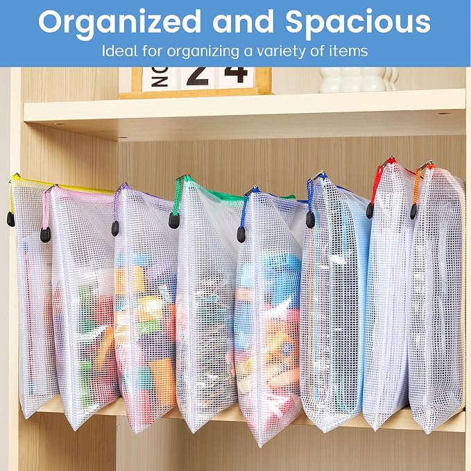 Sooez 36 Pack Mesh Zipper Pouch - Image 6