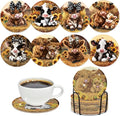 Sitsink Cow Diamond Art Coasters by SitsinkArtCraftsTools