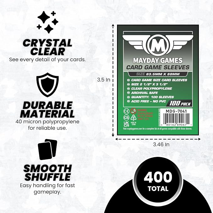 Mayday Games Dead of Winter Game Accessory- Standard Card Sleeve Bundle - Image 4