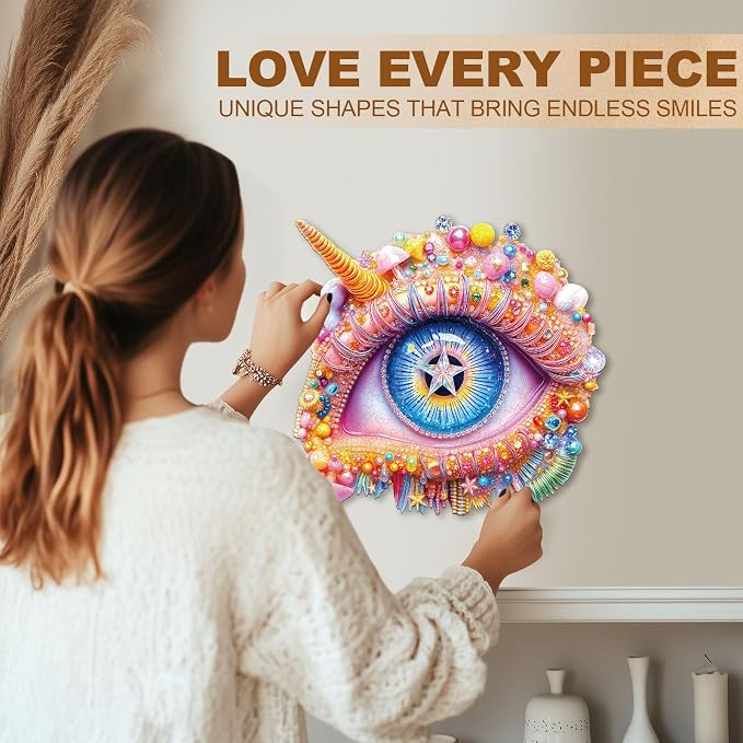 Fable Eye Puzzles Adults Gifts Wooden 100 Pieces 8.5 * 8.1in - Image 6