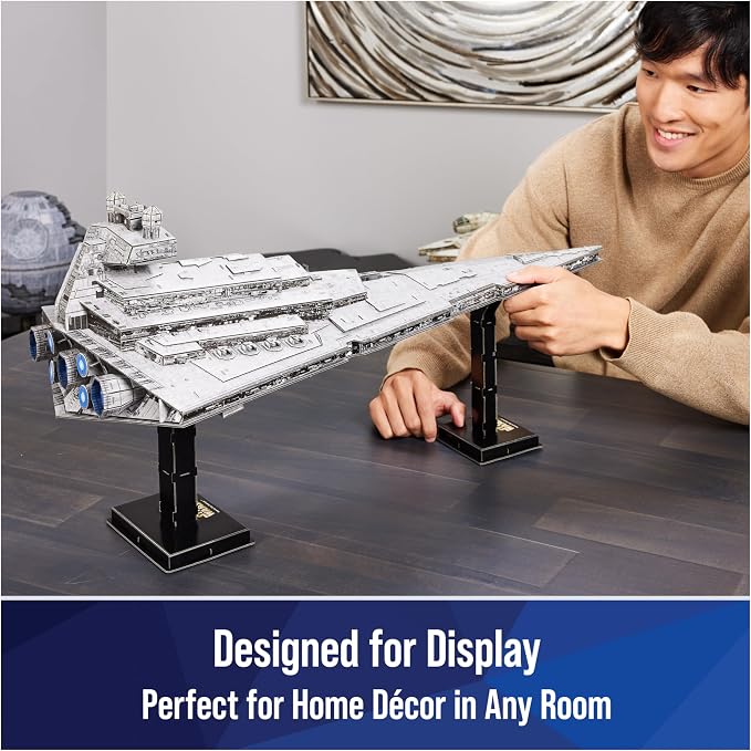 4D Build, Star Wars Deluxe Imperial Star Destroyer 3D Model Kit, Star Wars - Image 5