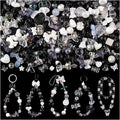 200-260PCS TINKRSTUFF Assorted Black Acrylic Beads by TINKRSTUFF