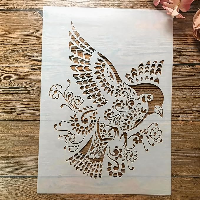 TIAMECH A4 Reusable Sparrow Stencil by TIAMECH