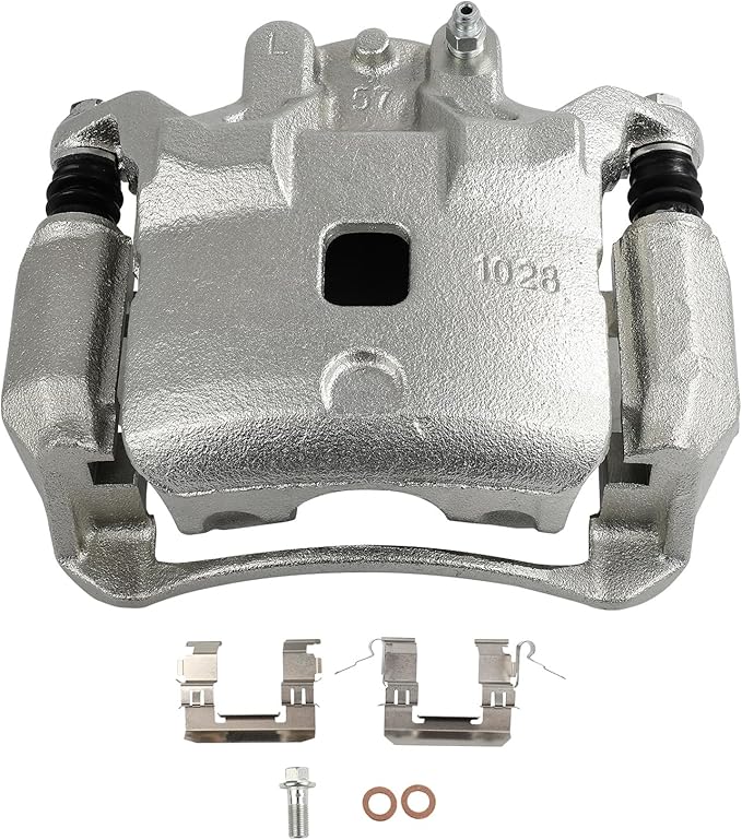 SCITOO Front Left Brake Caliper With Bracket 19B3306A Compatible For Nissan For Cube 2009-2014,For Nissan For Tiida 2012-2016,For Nissan For Versa 2007-2012