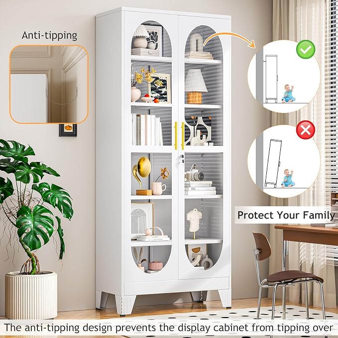 75" H Locking Display Cabinet - Image 3