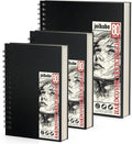 2PACK 5.5x8.5 and 1Pack 9 x 11 inches Hardcover Sketch Book，3 Pack by Joibabe