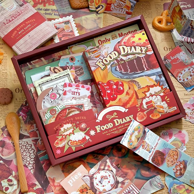 Draupnir Vintage Aesthetic Scrapbook Kit, Bullet Junk Journal Kit - Image 5