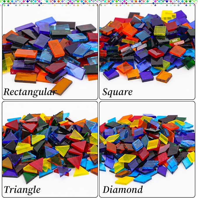 2400 Pcs Mosaic Tiles, Glass Mosaic Tiles - Image 3