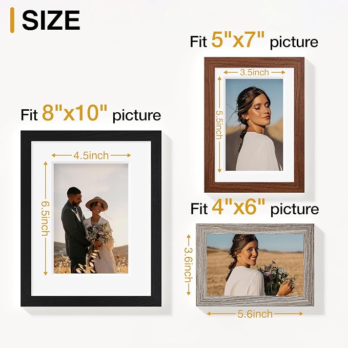 Vittanly 15 Pack Picture Frames Collage Wall Decor - Image 3