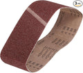 HARFINGTON 4 x 36 Inch Sanding Belts, 3 Pcs 36 Grits Aluminum Oxide Abrasive Belt Sander File Belt for Woodworking, Metal Polishing, Knife Sharpener