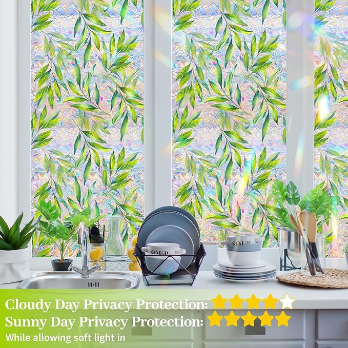 Bloss Stained Glass Window Privacy Film, Sunroof Decal - Image 5