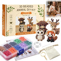 Kanroadi 3D Beaded Animal Kit, Beaded Animal Kit, Cute Animal Beading Craft Set by Kanroadi