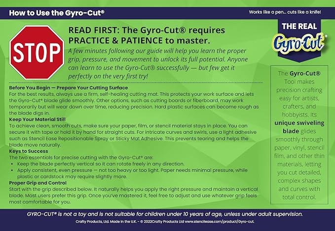Gyro-Cut Original – Safe & Precise Craft Cutting Tool - Image 7
