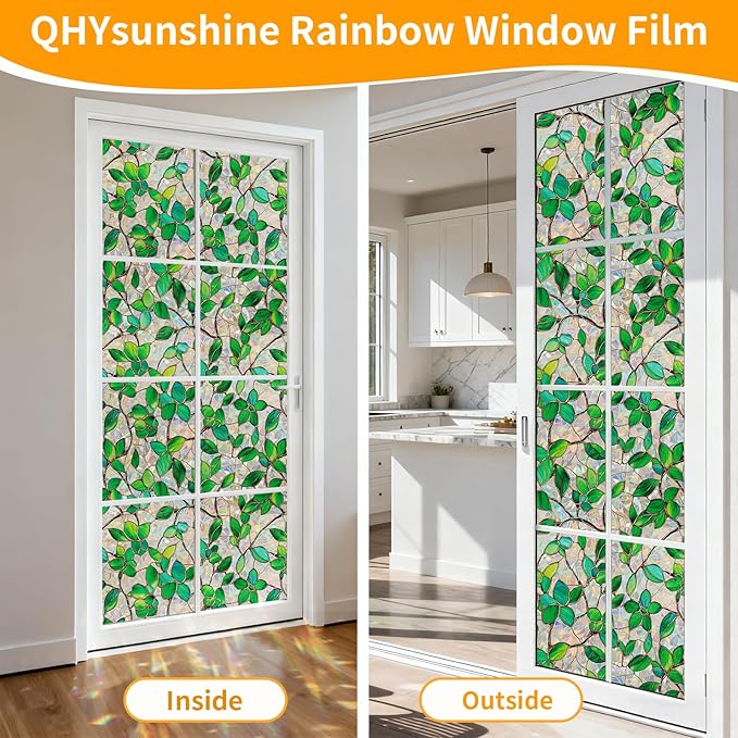 Window Privacy Film Stained Glass Window Film Rainbow Window Film Window clings - Image 5
