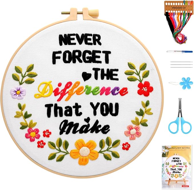 Haootadiy Beginner Embroidery Kit by Haootadiy