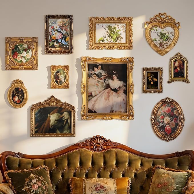 Wonderjune 11 Pcs Vintage Picture Frames Set - Image 8
