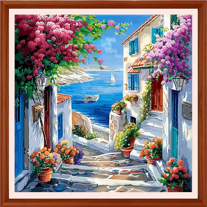 Foxhool Stamped Cross Stitch Kits, 11CT Printed Cross Stitch Pattern Full by FoxhoolBeginnersCrossStitchKits