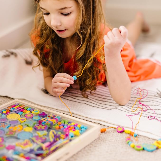 Melissa & Doug Created by Me! Bead Bouquet Deluxe Wooden Bead Set - Image 8
