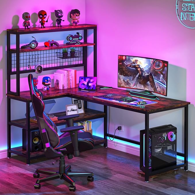 Tribesigns 55" L-Shape Computer Desk - Image 8