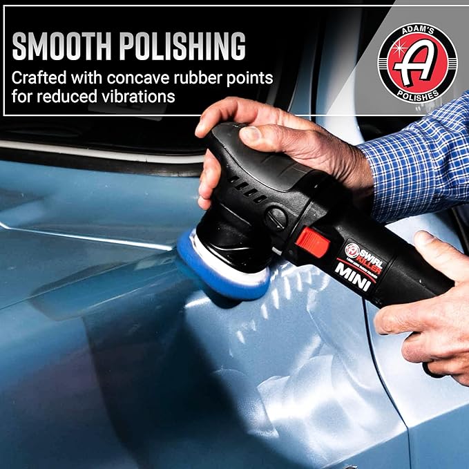 Adam's Polishes Swirl Killer 12mm Car Buffer Polisher Kit, Orbital Polishing Paint Correcting Tool, Car Scratch Remover, Correcting Polish, Use Post Car Wash Clay Bar & Pre Wax or Ceramic Coatin