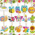 FFNIU Diamond Art for Kids, 15 Pack Diamond Art Painting Keychains, DIY Gem 5D by FFNIU