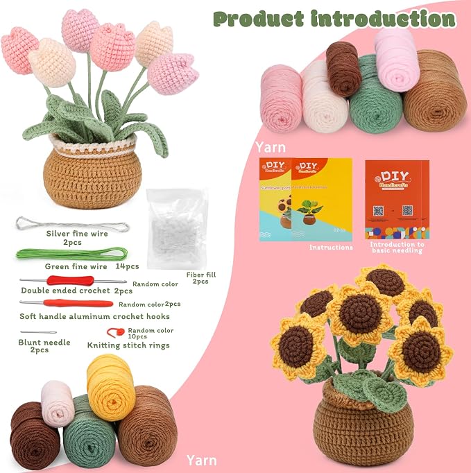 kgxulr Combination Crochet Kit, Knitting Kit - Image 2