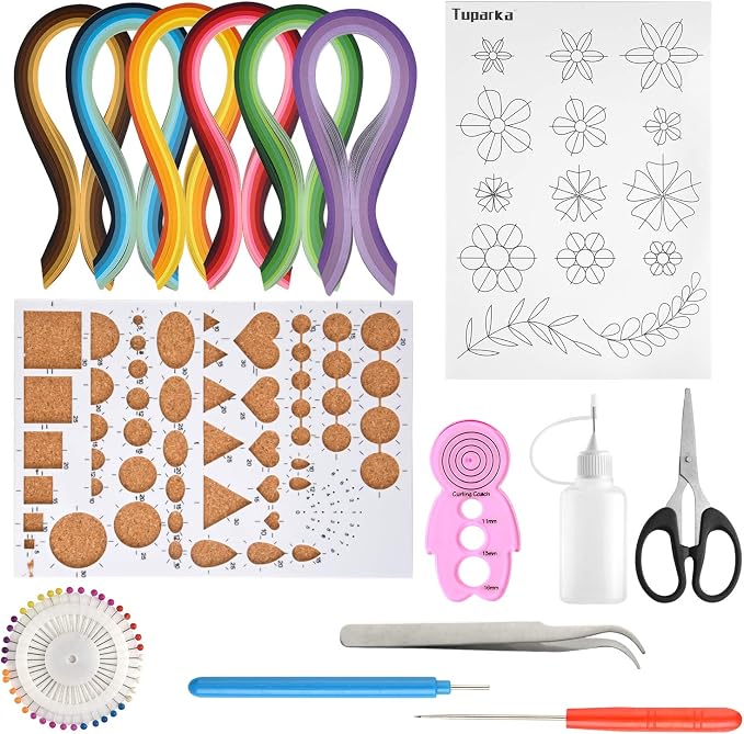 TUPARKA 15 PCS Paper Quilling Kits by TUPARKA