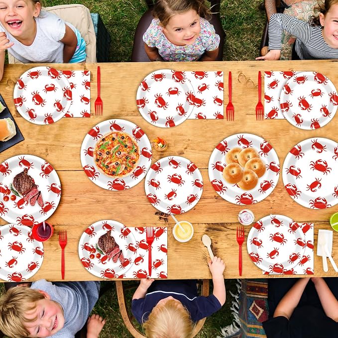 Qyeahkj 100 Pcs Crab Party Decoration Set - Image 6